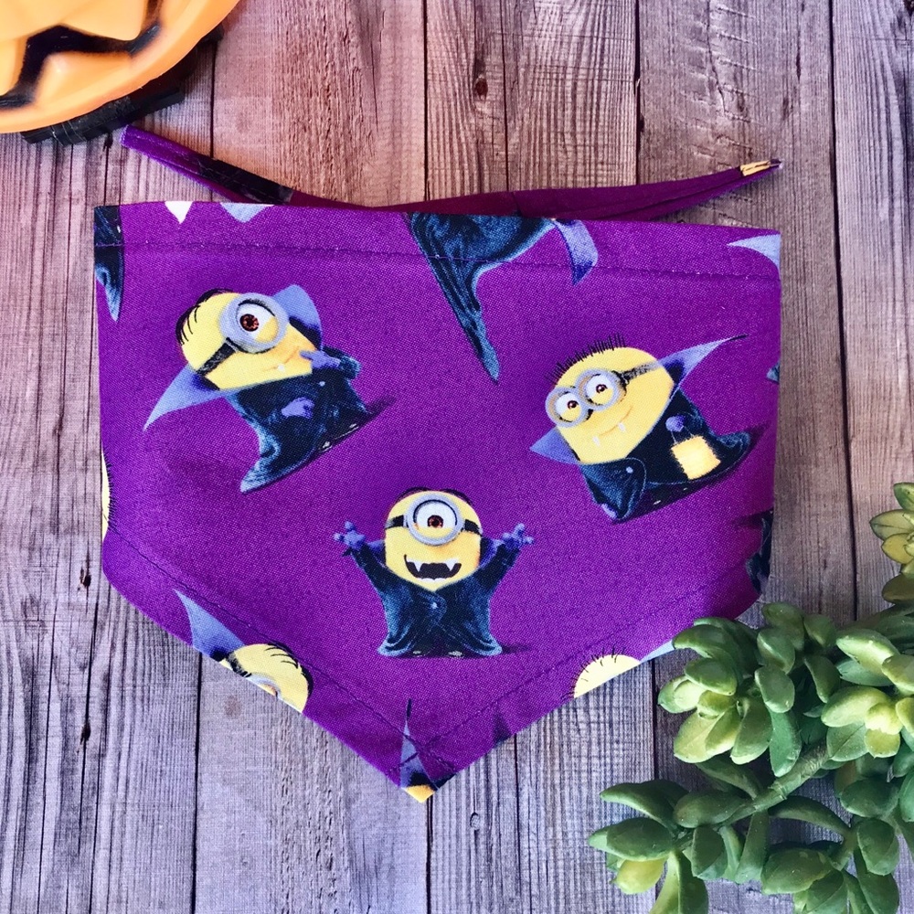 MINIONS Dog Bandana for Halloween by UrbanPetStore
